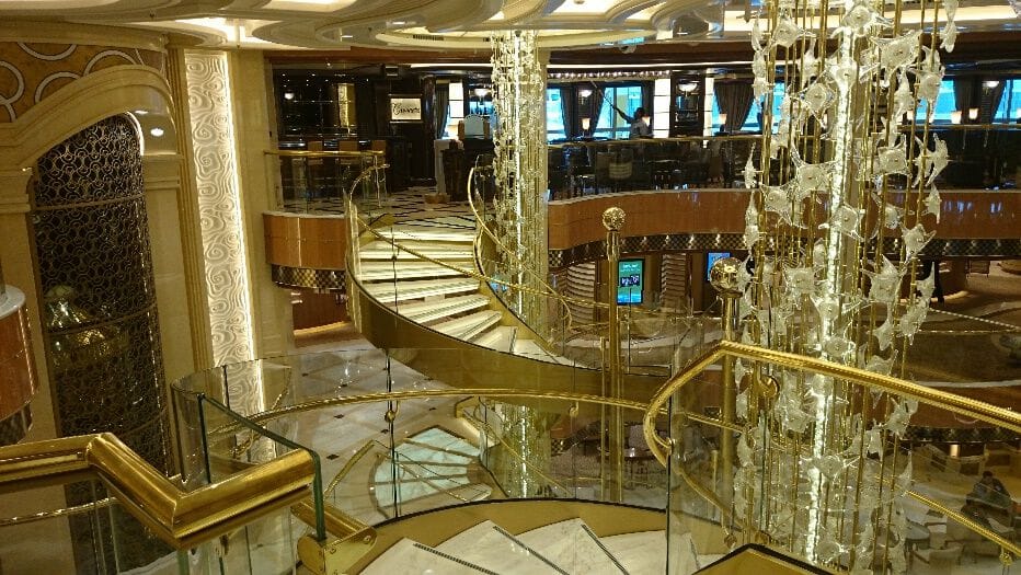 Винтовая лестница из металла и стекла Crestani 2000 GOLDEN TWINS ARCH-00023127 - Вид №2