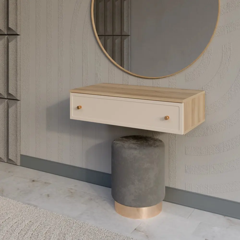 Консоль KONSENSA Лион Амьен 80x20x41.7 см ЛДСП цвет бежевый STLM-2045984 - Вид №11