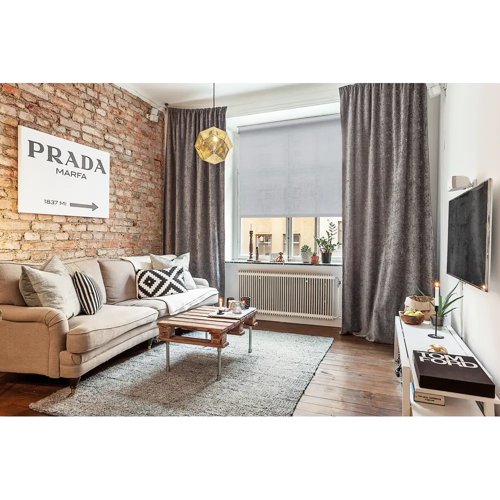 Штора рулонная Inspire Шантунг 200х175 см цвет серый 82038505 STLM-2065013  - Вид №6
