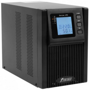 POWERMAN Online 3000 Plus Ups online 3000, lcd, dual conversion, 3000va, 2700w, 2 eurosockets with backup power, usb, rs232, snmp slot, rj11 / rj45 protection, external battery pack (not included), 215 х 315 х 475 mm, 8.9kg. POWERMAN