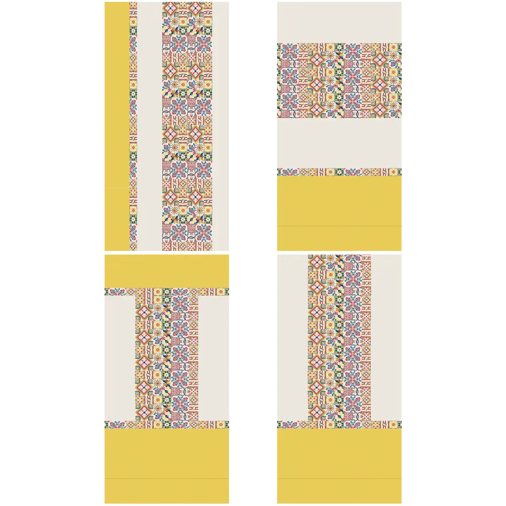 Плитка напольная Azori Festa Ochra 33.3x33.3 см 1.33 м² цвет желтый STLM-2081443 - Вид №7