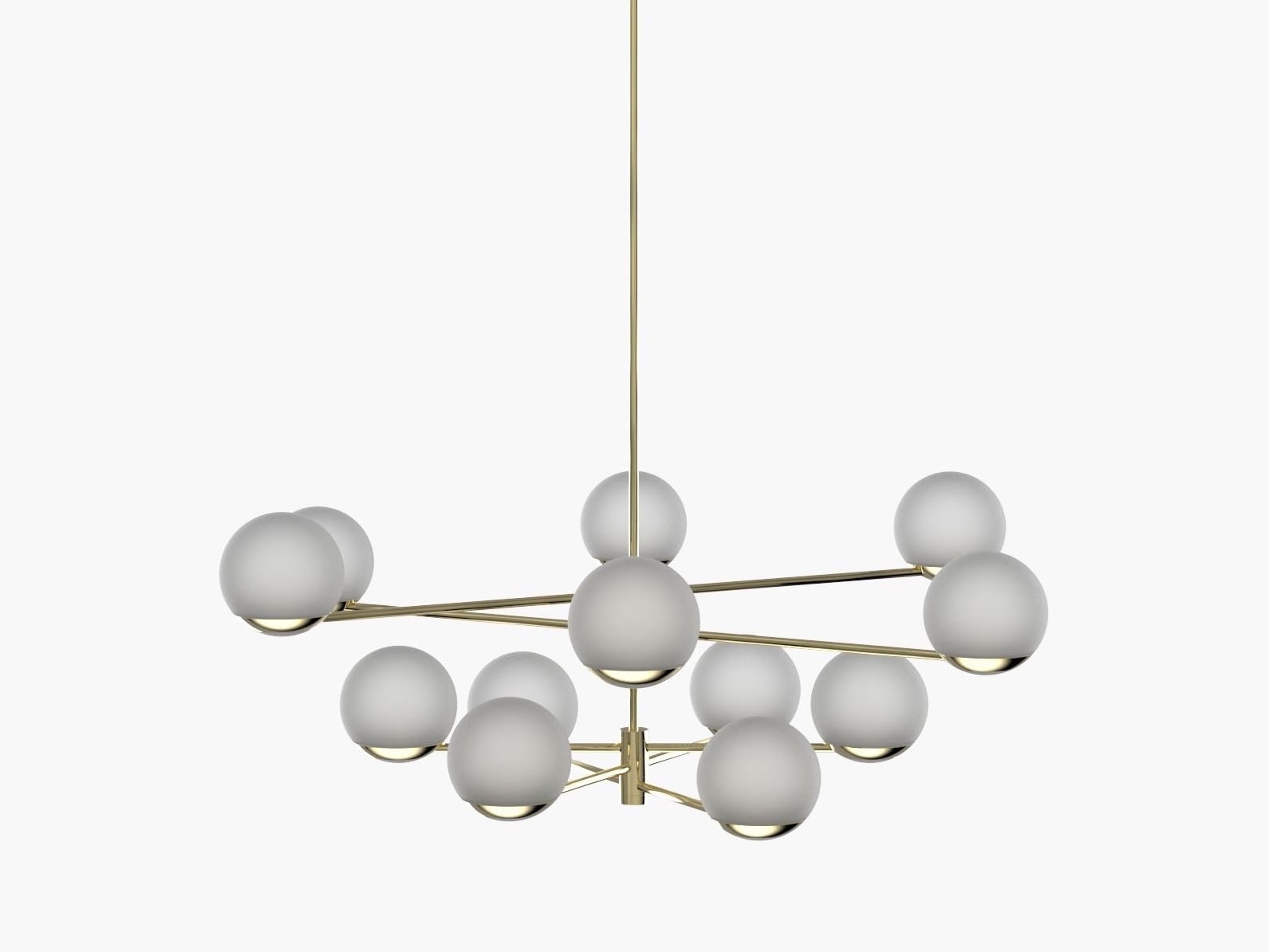 Выдувное стекло светодиодный подвесной светильник Cameron Design House Мяч и обруч ARCH-00137913 - Вид №2