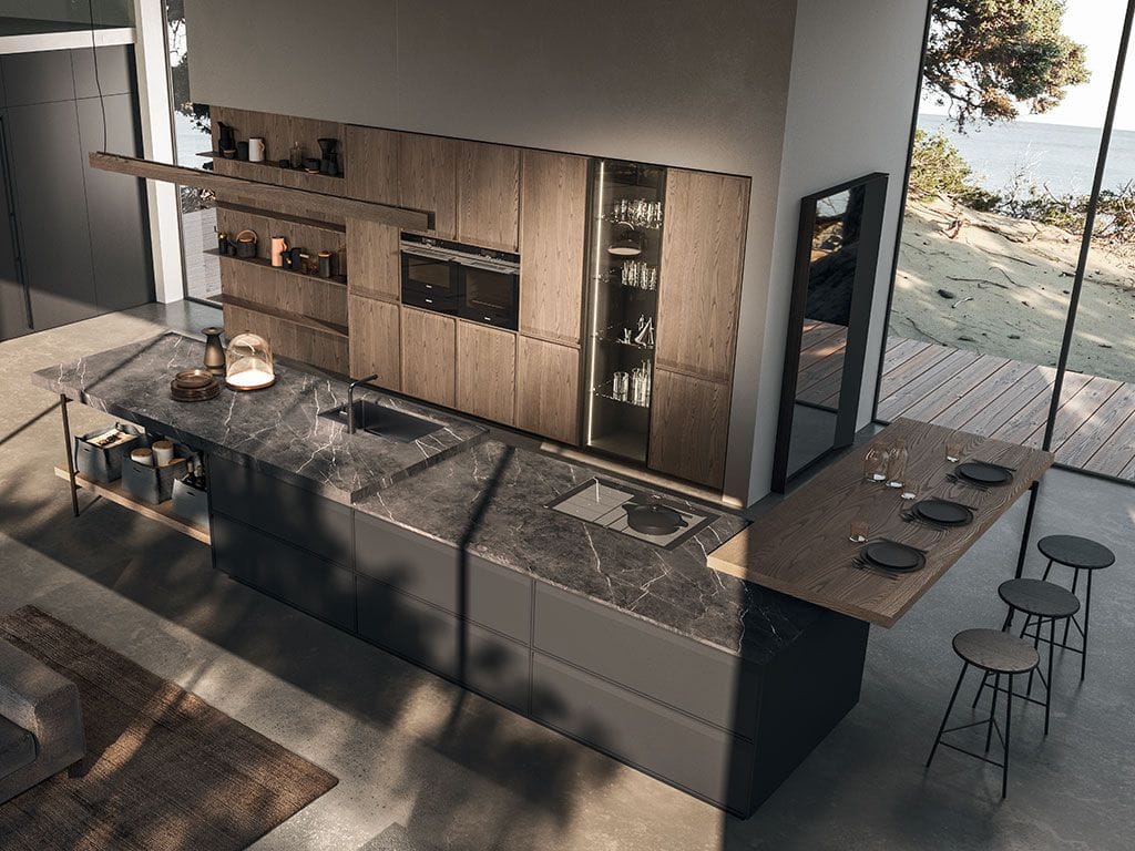 Встроенная кухня с островом Arrital Ak_07 ARCH-00035308