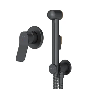 Гигиенический душ скрытого монтажа AM.PM Moxie набор со смесителем цвет черный