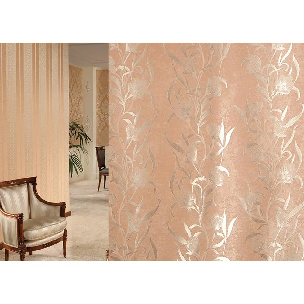 Ткань «Ветка» 1 п/м 280 см блэкаут цвет экрю ТОРГОВЫЙ ДОМ ТЕКСТИЛЬ STLM-2005599 - Вид №1