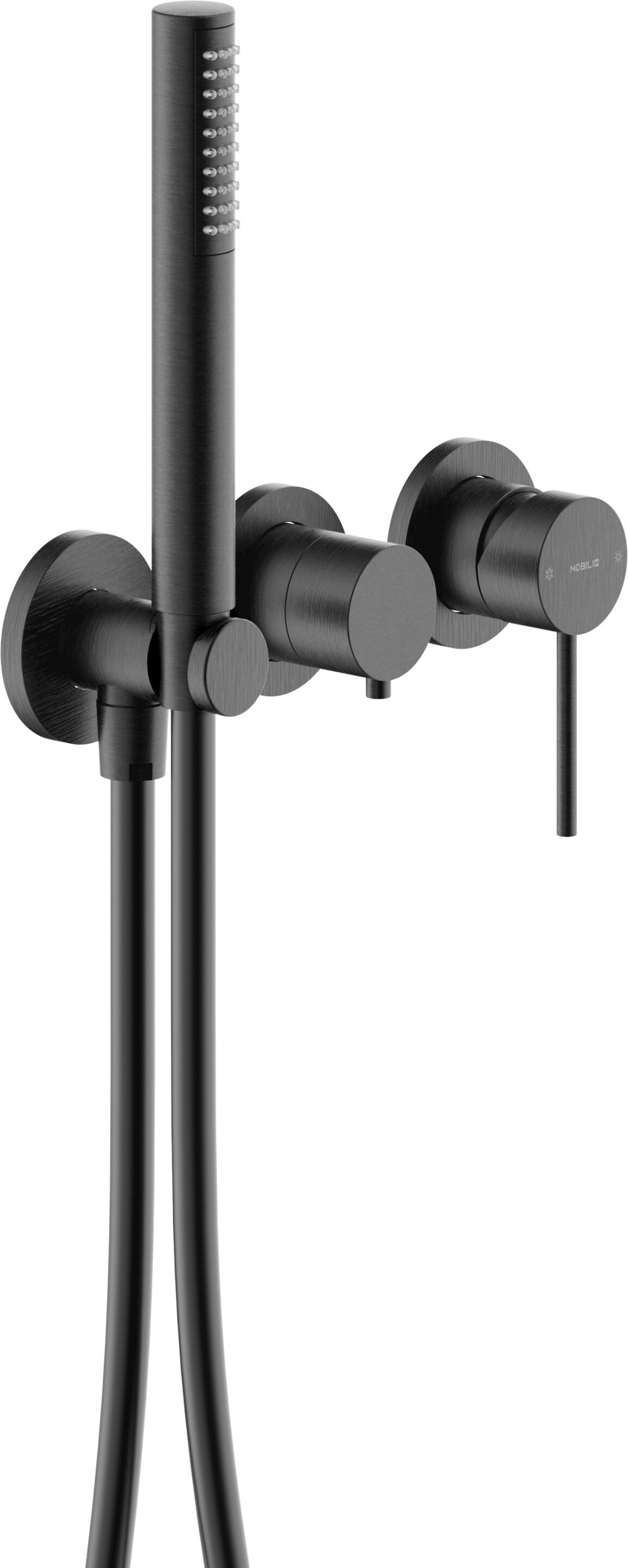 Однорычажный смеситель для душа с 3 отверстиями и ручным душем Nobili Velis ARCH-00073970 - Вид №11