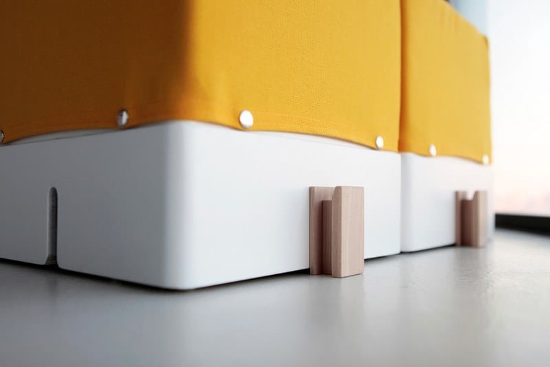 Модульный квадратный пуф из ткани KEIGIO® KEIGIO® 36X36 ARCH-00105122 - Вид №3