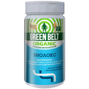 Биопрепарат GreenBelt для очистки бытовых сточных вод 180 гр GREEN BELT