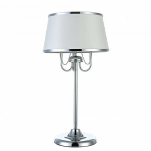 Настольная лампа Arte Lamp Dante A1150LT-3CC ARTE LAMP ИНТЕРЬЕРНЫЕ 110713 Белый;серебро
