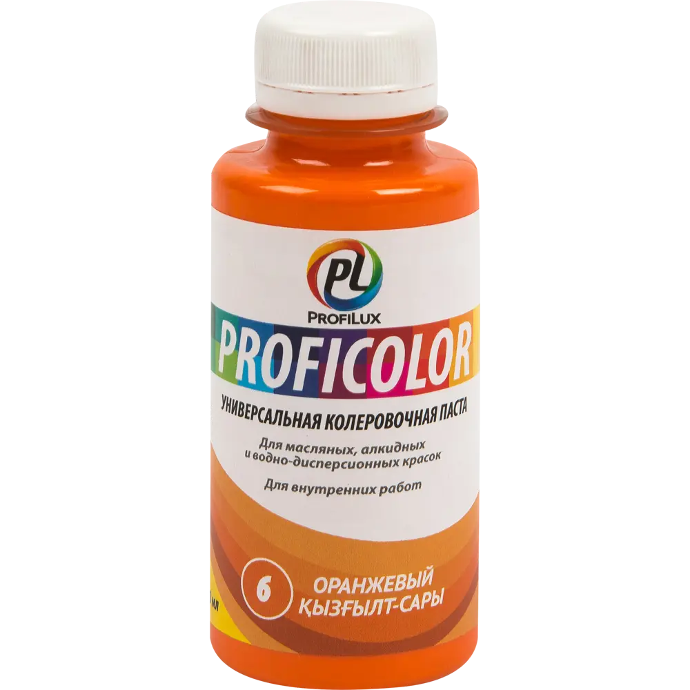 Колеровочная паста Profilux №6 100 гр цвет оранжевый STLM-2189993