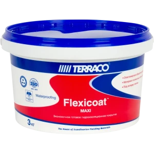 Мастика гидроизоляционная Terraco Флексикоат Maxi 3 кг
