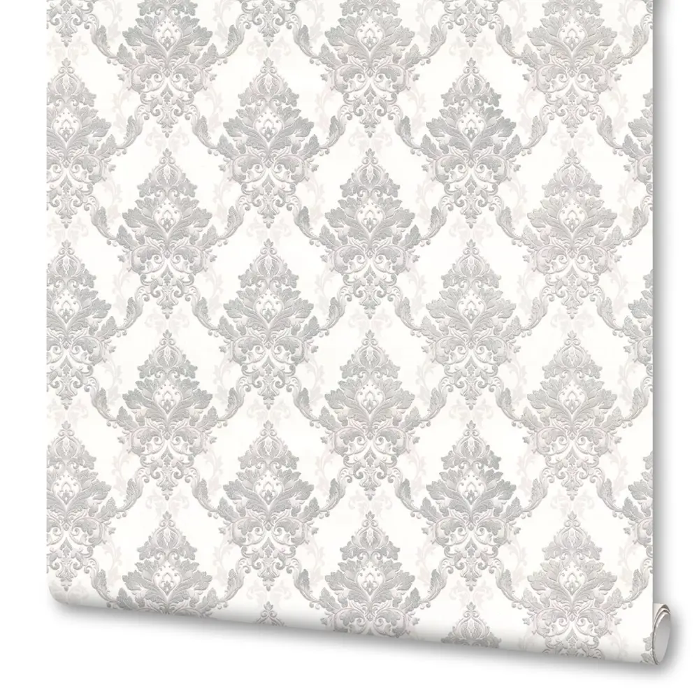Обои флизелиновые Артекс Бернадета белые 1.06 м АР10561-01-О STLM-2076734