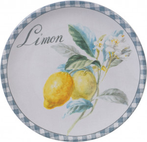 10652461 Certified International Тарелка закусочная Certified Int. Лимоны 23см, керамика (Limon) Керамика
