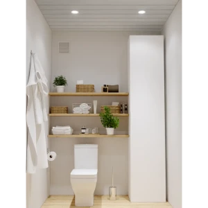 Комплект потолка для ванной 1.72x1.7 м цвет металлик/хром