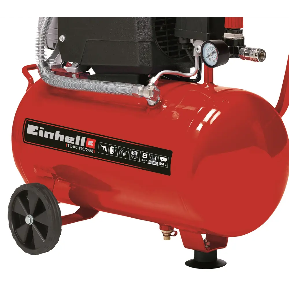 Компрессор поршневой Einhell TC-AC 190/24/8, 24 л, 1500 Вт, 165 л/мин STLM-2007457 - Вид №1