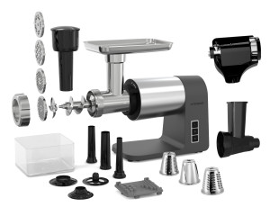 9176136 Мясорубка электрическая TEQQO Grindmaster Ultima серый