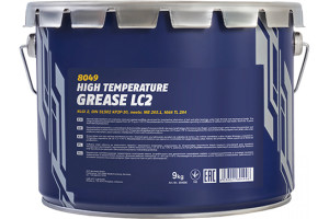18730704 Термостойкая пластичная смазка LC-2 High Temperature Grease 9 кг 261838 MANNOL