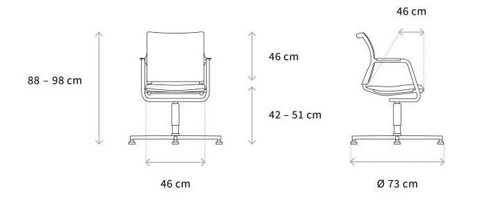 Спицевое вращающееся кресло Wagner ARCH-00136951 - Вид №5