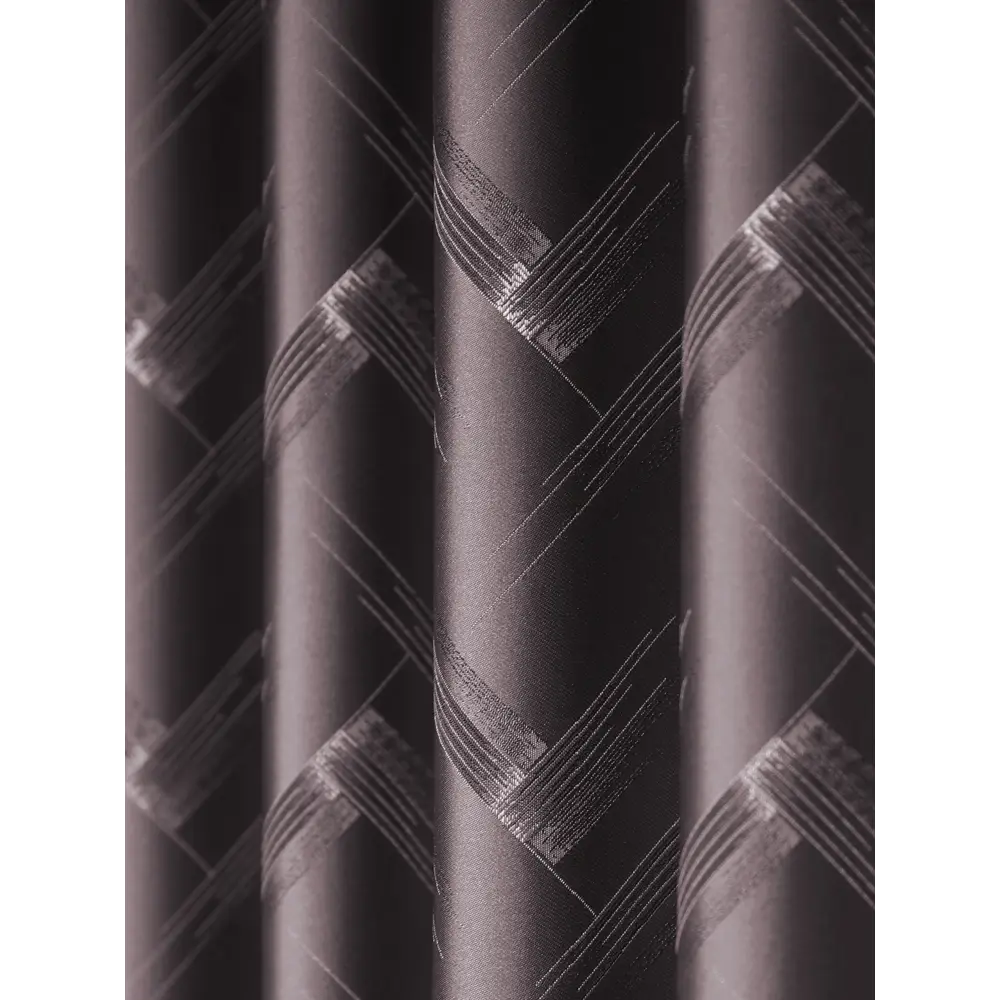 Штора на ленте Гарда 160x260 см цвет серо-черный 88109990 STLM-2068390 MIAMOZA  - Вид №1