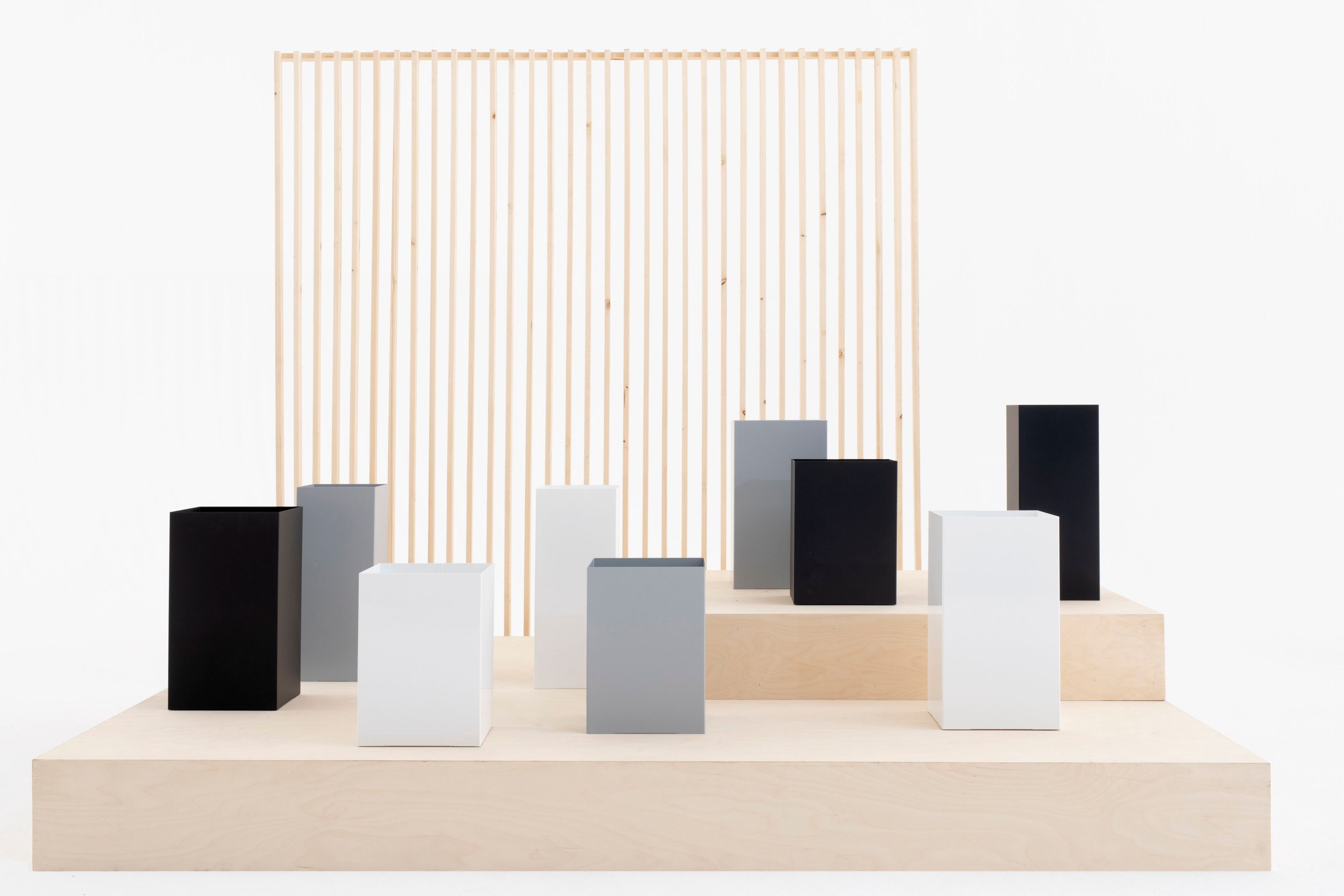 Напольная подставка для зонтов из стали с порошковым покрытием Cascando Square ARCH-00036002 - Вид №1