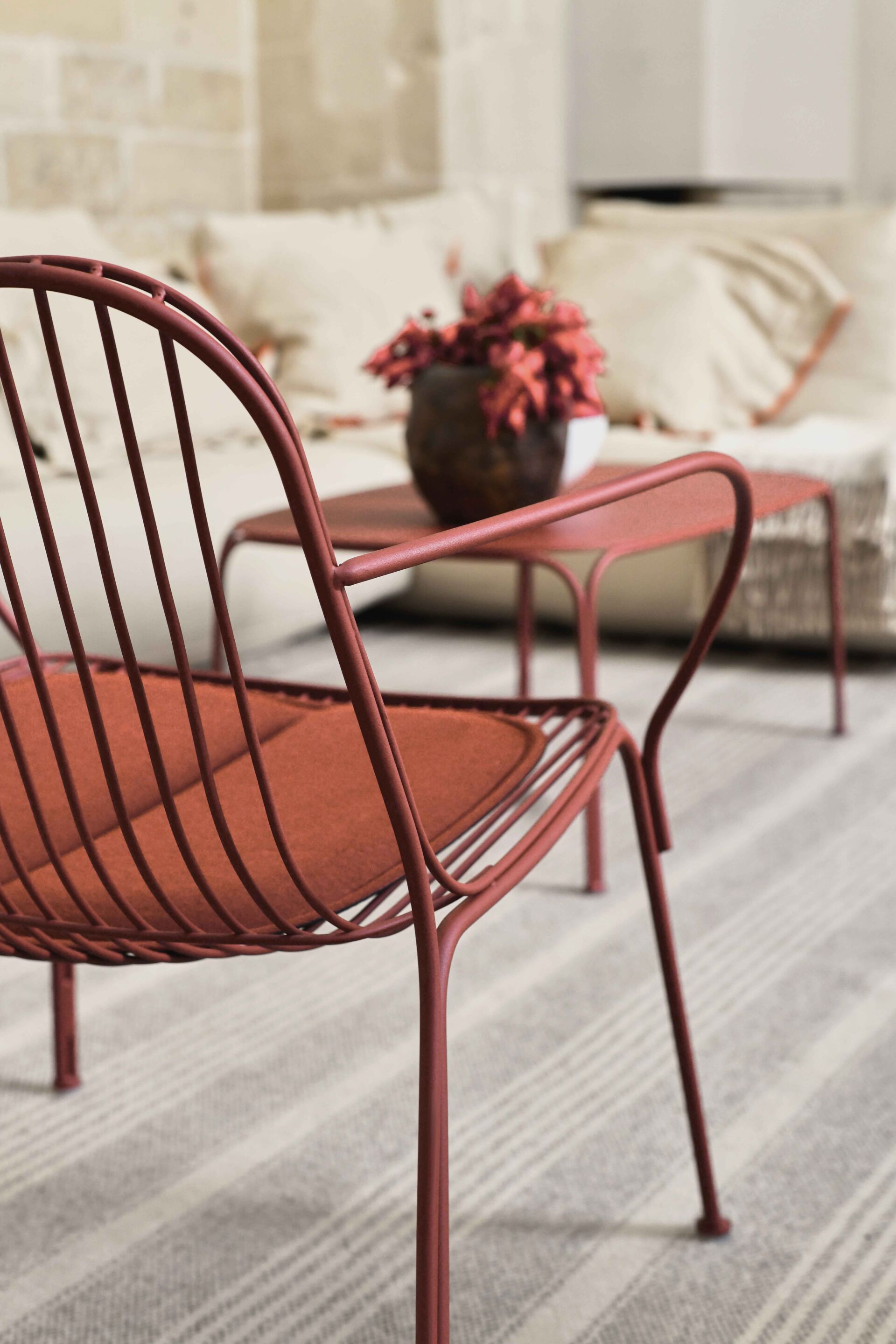 Стул для сада из оцинкованной стали с подлокотниками Kartell Hiray ARCH-00064814 - Вид №1