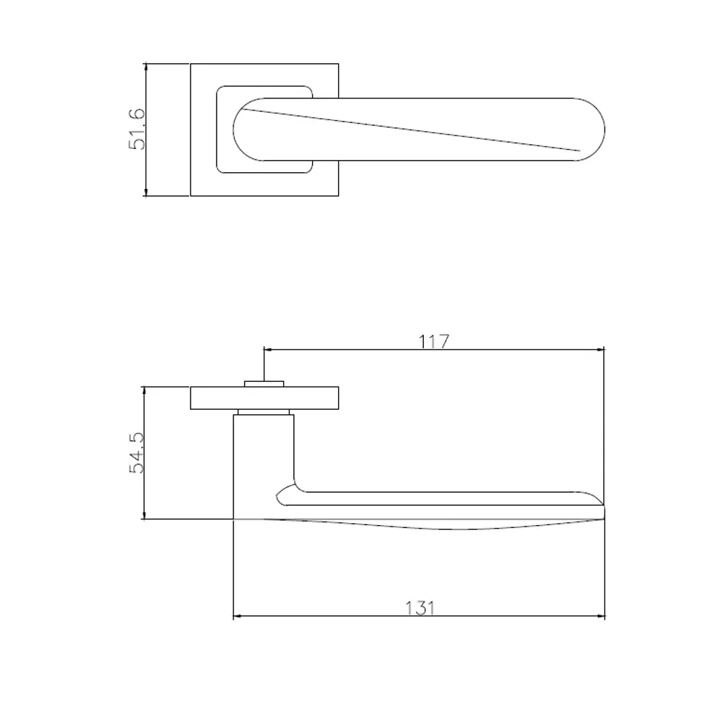 EDSON Дверные ручки графит для межкомнатных дверей 85169348 STLM-0059368 - Вид №4