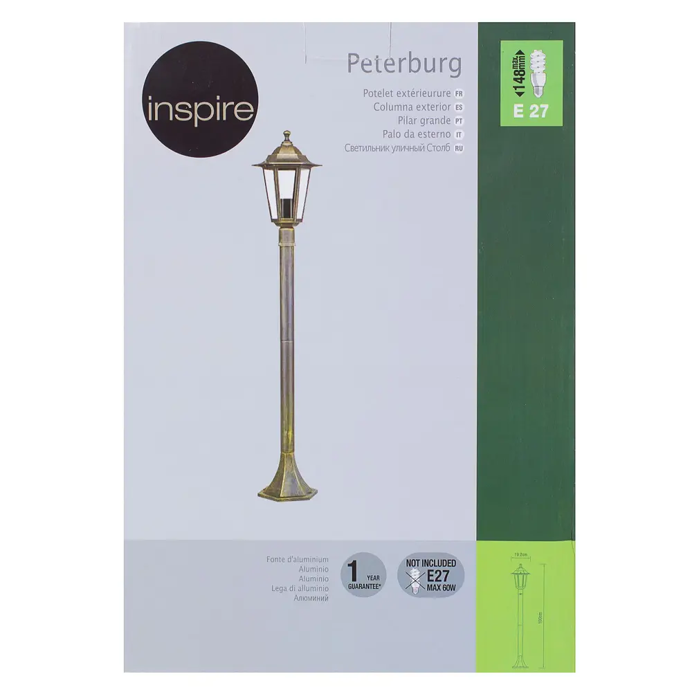 Уличный столб INSPIRE Peterburg для садового освещения 12968684 STLM-0929892 - Вид №5