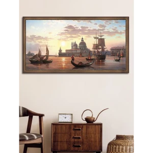 Картина в раме Grafis-art "Старая Венеция" GRAF 20014/4, 60x120 см