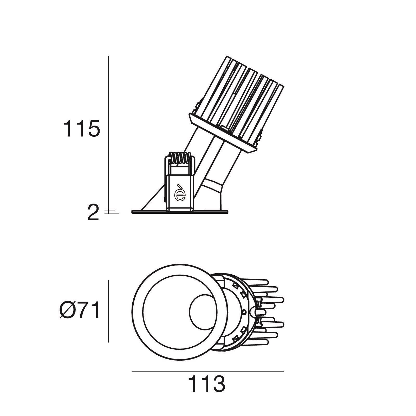 Алюминиевый светодиодный светильник с порошковым покрытием Linea Light Group WARP_RY ARCH-00127607 - Вид №5