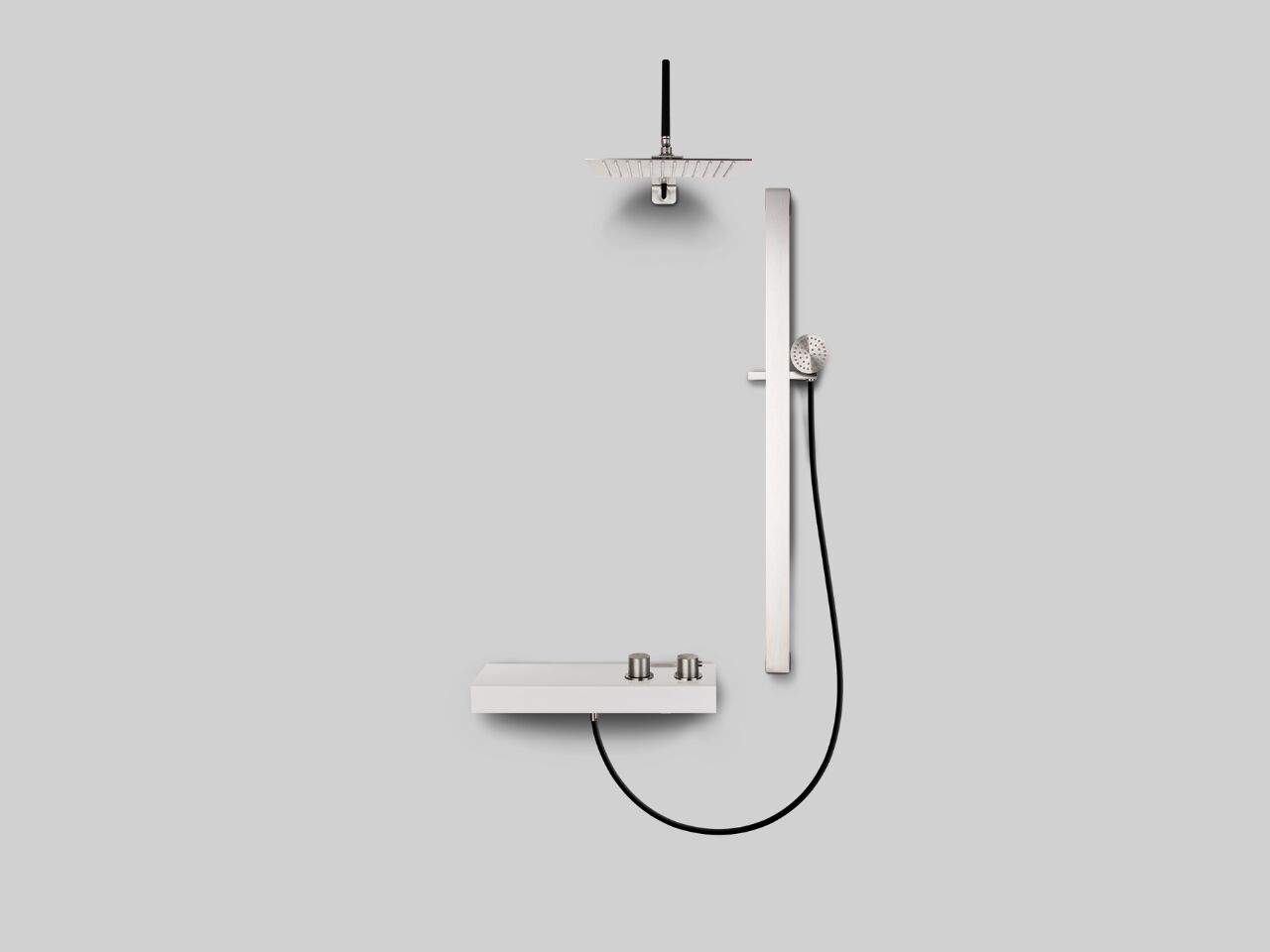 Стержень из нержавеющей стали с ручным душем Cropelli Alyssia ARCH-00026928 - Вид №28