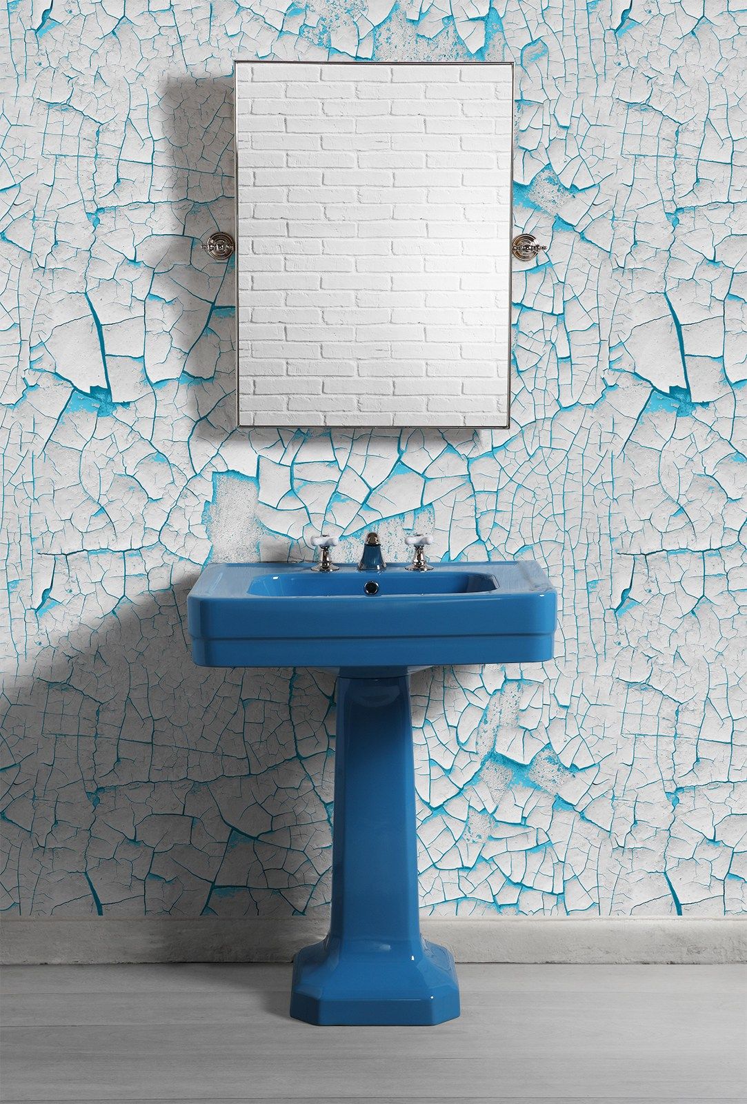 Прямоугольная керамическая раковина на колонне BLEU PROVENCE ARCH-00136432 - Вид №1