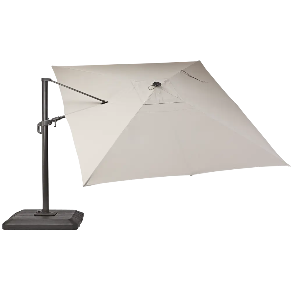 Зонт садовый Naterial Sonora 2.8х3.9 м бежевый с подставкой STLM-2005796 - Вид №9