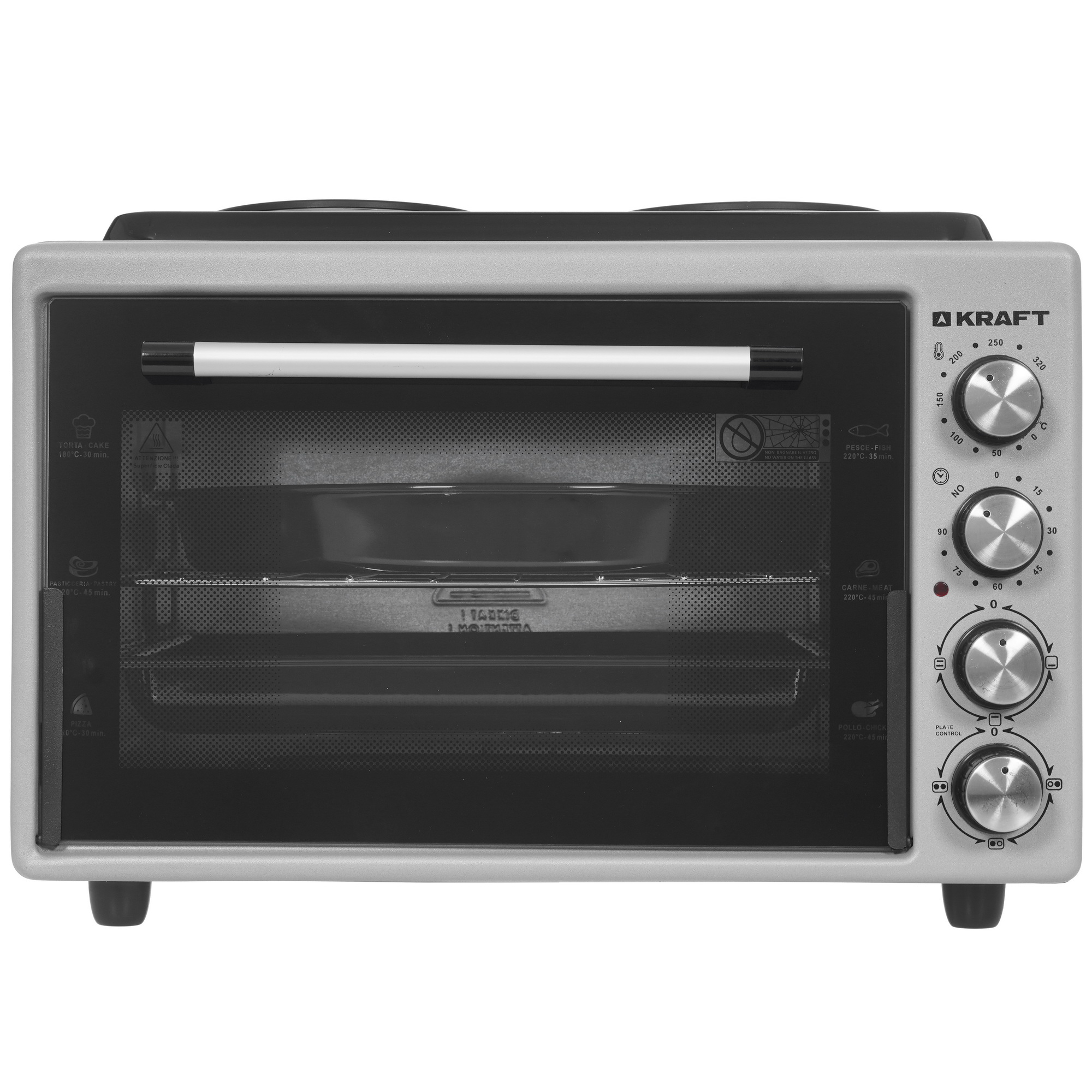 5347098 Мини-печь Kraft KF-MOHP 3800 GR серебристый STDN-0072208