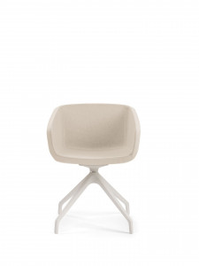 AA4096 Chair with 4 legs polypropylene swivel base True Design Arca