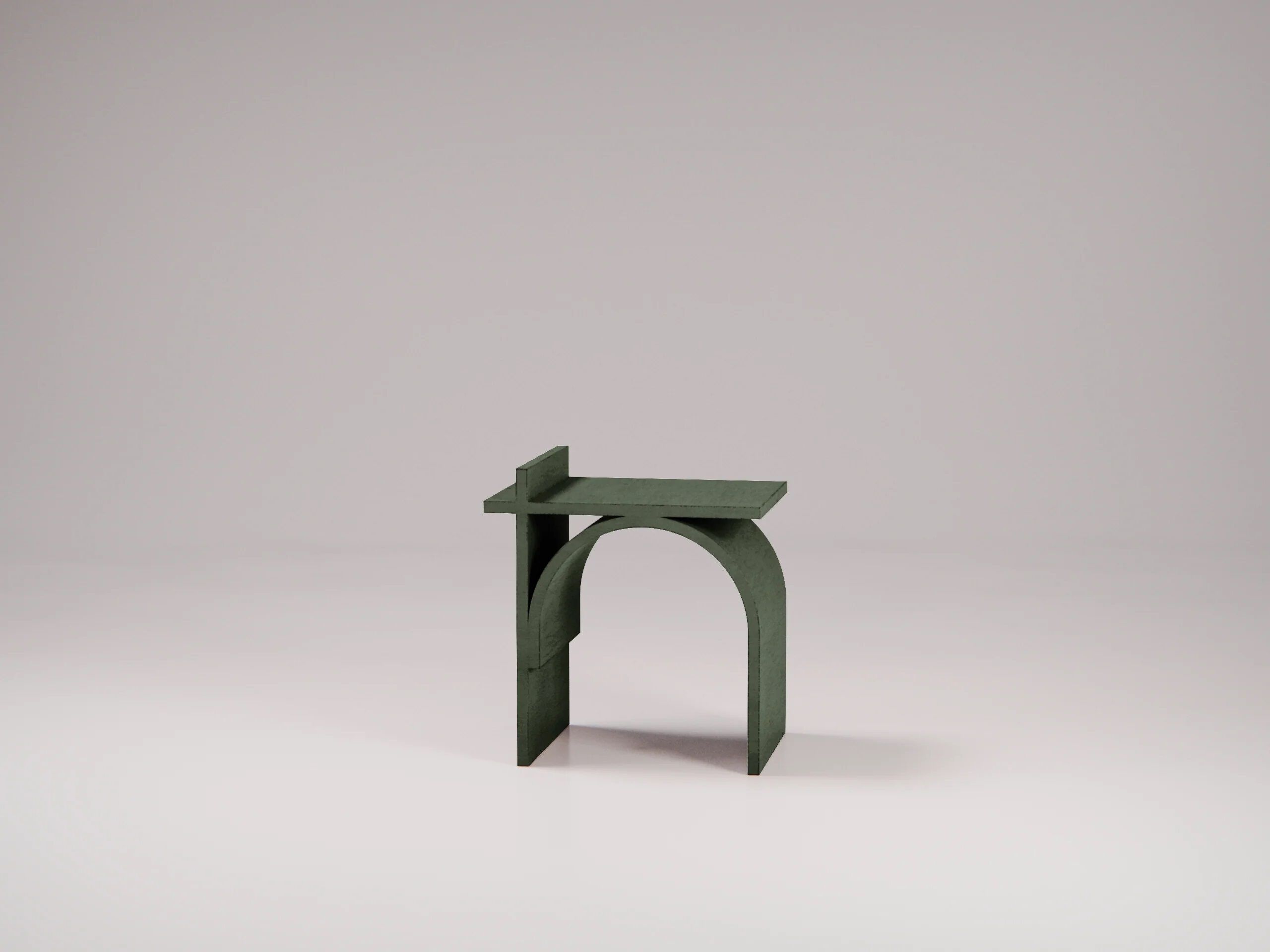 Прямоугольный бетонный журнальный столик Forma&Cemento Abecedario ARCH-00134887 - Вид №4