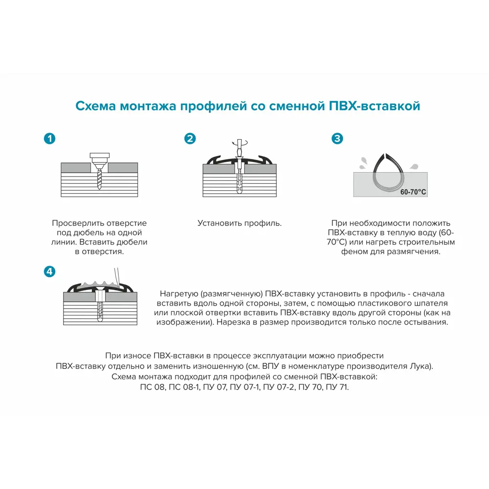 ALPROFI Противоскользящий профиль для ступеней 270 см с алюминиевой основой 89377892 STLM-1325933 - Вид №2