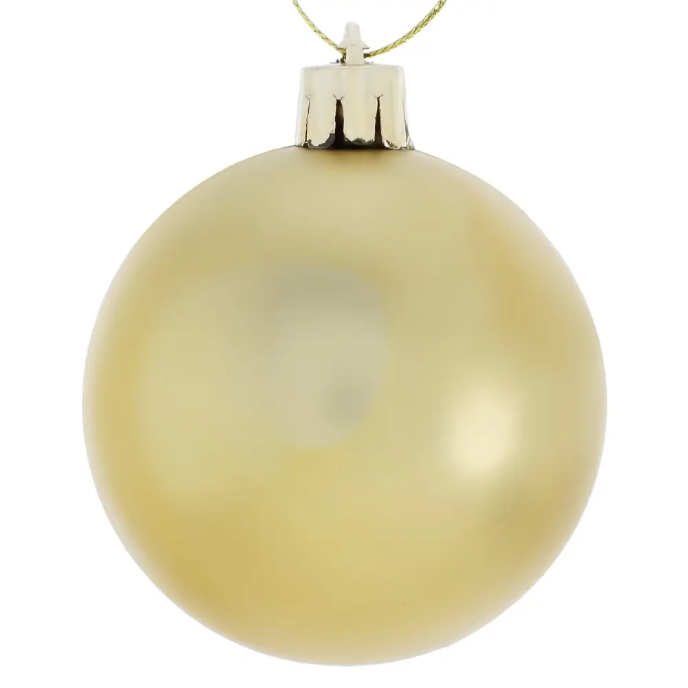 Набор ёлочных шаров 3 шт, 6 см, цвет золотистый Santreyd STLM-2094313 - Вид №2