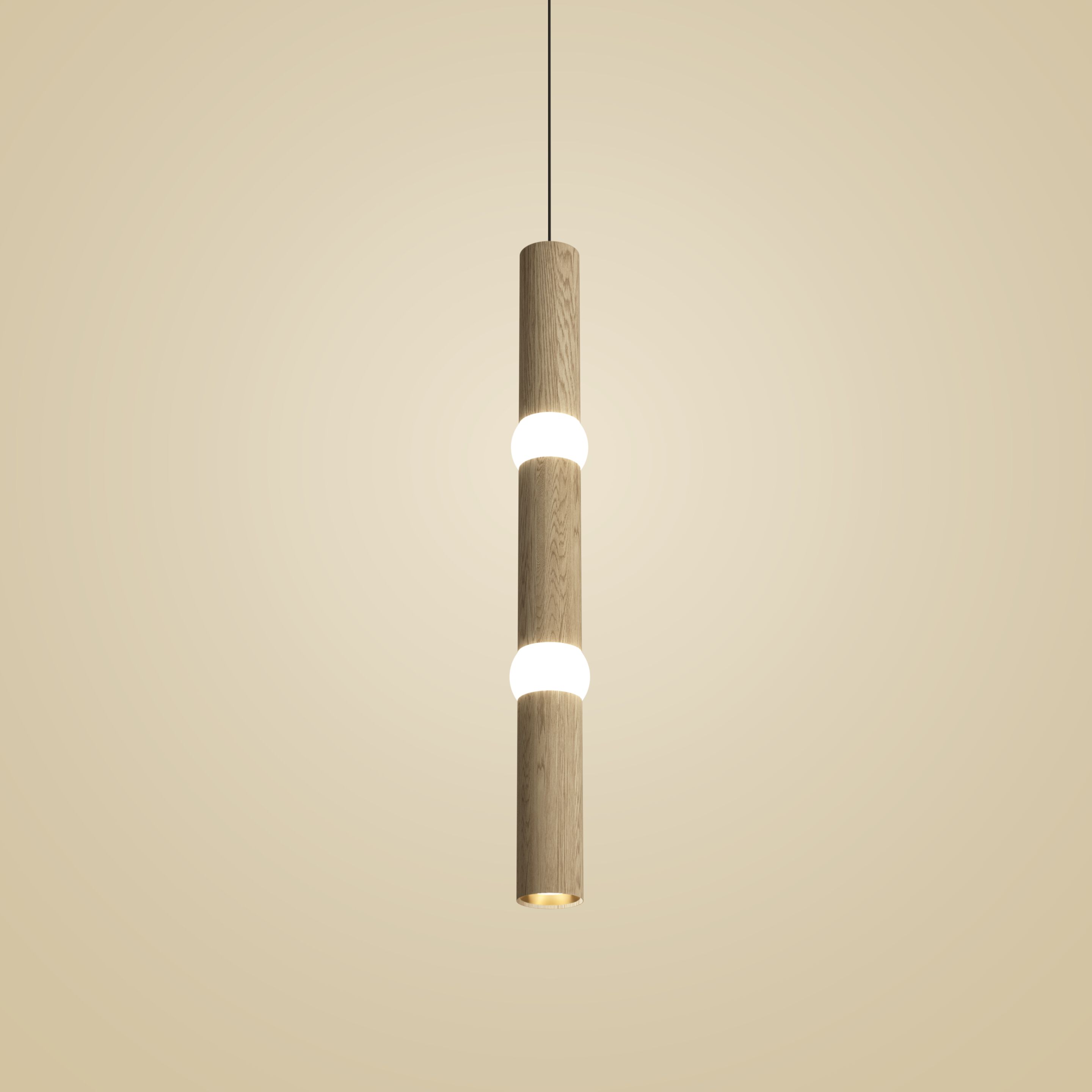 Дуб светодиодный подвесной светильник OBLURE Lightbone ARCH-00111461