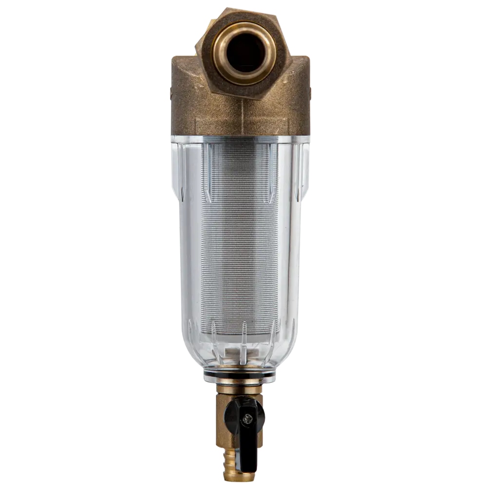 Промывной фильтр для ХВС Посейдон 1/2" НР 100 мкм латунь 13618 STLM-2154453 - Вид №1