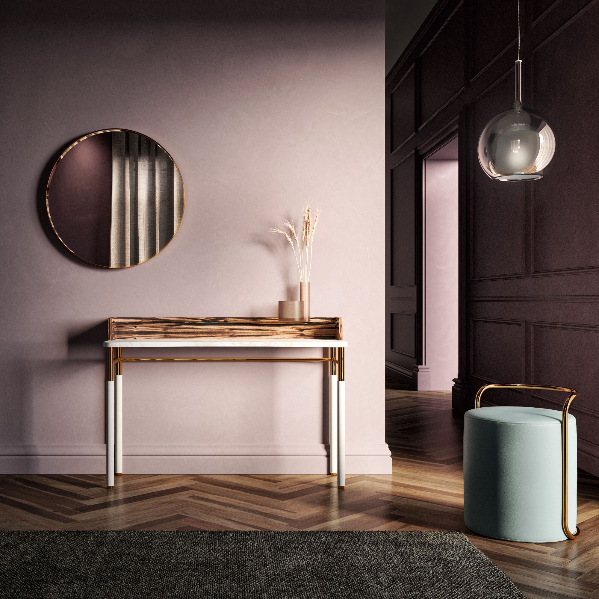 Консольный стол с мраморной столешницей Former In Italia MINIA ARCH-00100412 - Вид №1