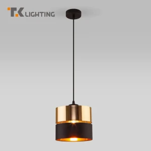 Светильник подвесной TK Lighting 4441 Hilton 1 лампа 4 м² цвет черный и золотой