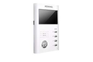 15895099 Цветной монитор видеодомофона без трубки (белый) hands-free KW-E430C СП16283 Kenwei