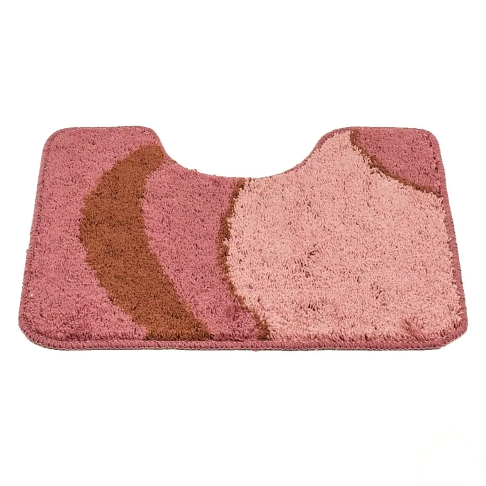 Коврик для туалета Волна розовый, 40x50 см MR PENGUIN Без серии STLM-2205399