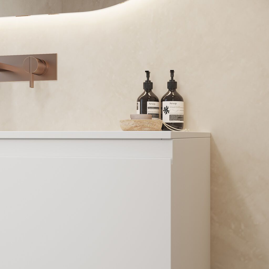 Подвесной умывальник Corian® со встроенной раковиной RILUXA Apollo ARCH-00080187 - Вид №2