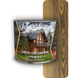 Масло для фасада Kraskovar Deco Oil Fasade Орех 2.2 л