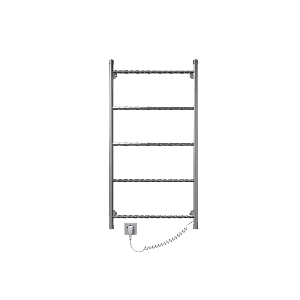 Полотенцесушитель электрический Арго Диана-Э 500x800 мм 60 Вт с терморегулятором лесенка цвет хром STLM-2101835 - Вид №1