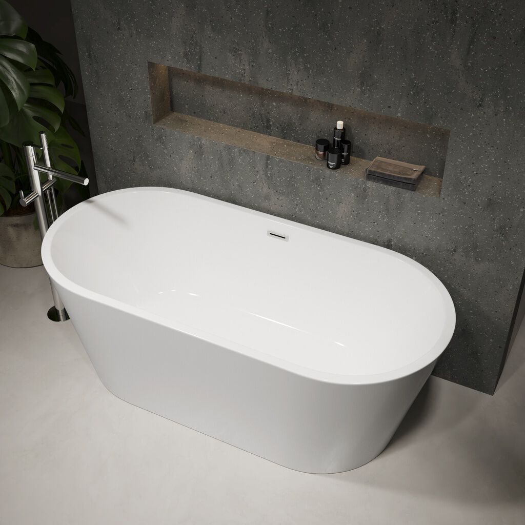 Овальная ванна акриловая комната центр RILUXA BRUGES ARCH-00012159