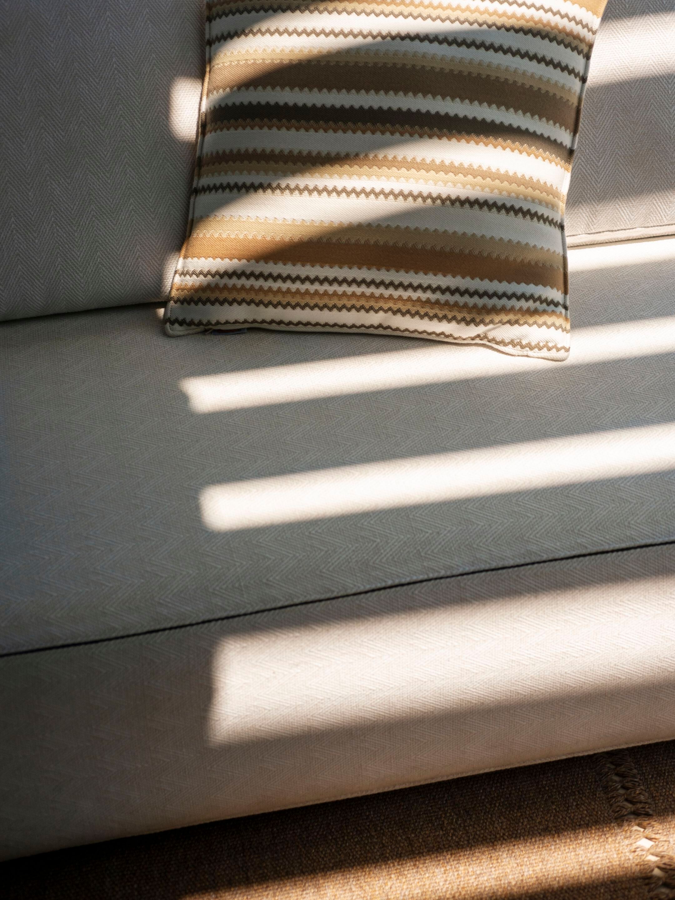 2-местный тканевый садовый диван с полуостровом RODA ARCH-00021254 - Вид №3