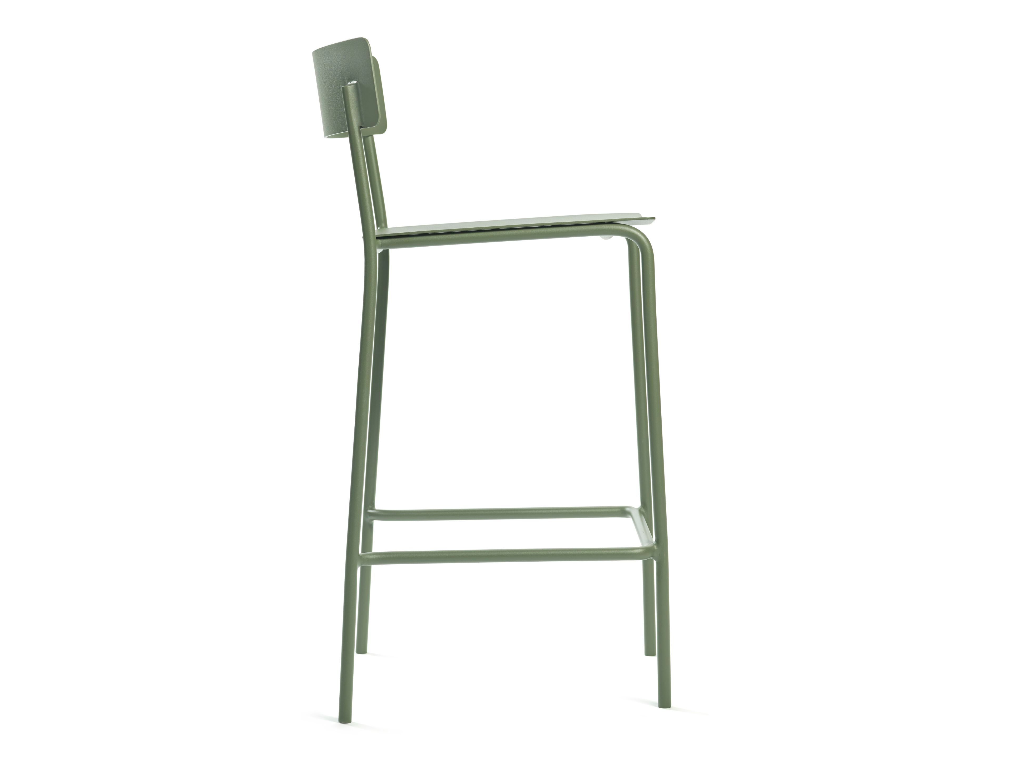 Алюминиевый высокий садовый стул с порошковым покрытием Serax август ARCH-00083898 - Вид №1