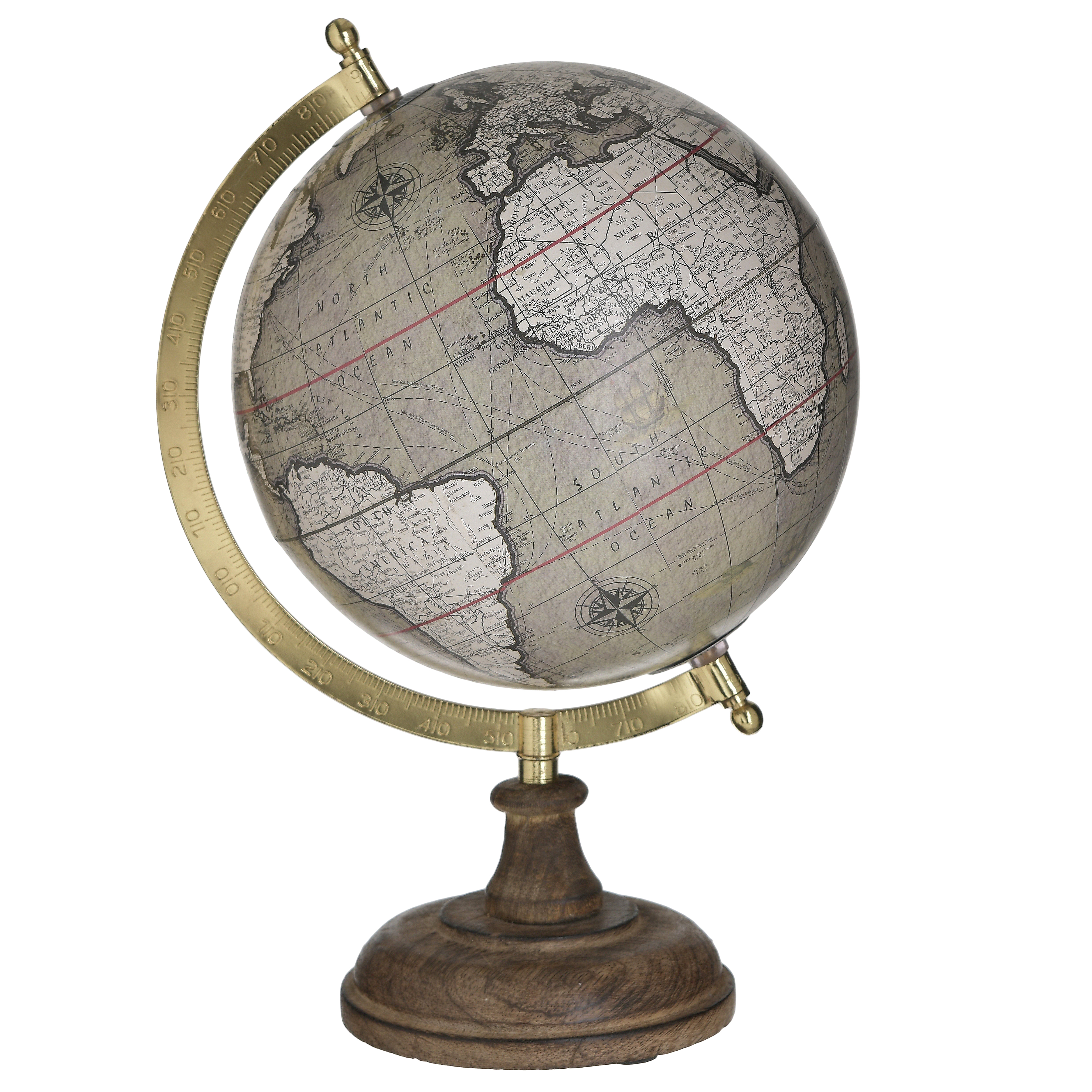 3870803.0043 ДЕКОР НАСТОЛЬНЫЙ ГЛОБУС TO4ROOMS  - Вид №1